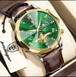Poedagar Active Chronograph Leather Watch - 3