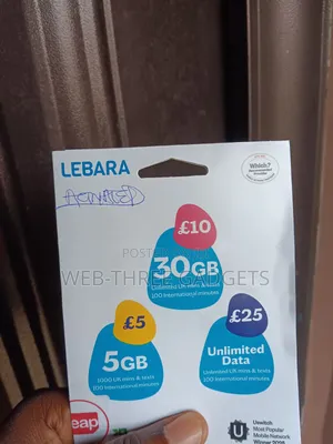 Lebara UK SIM Card - UK Number