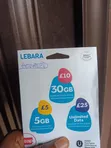 Lebara UK SIM Card - UK Number - 5