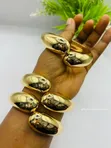 Fashion Bracelet - Gold Plated Stainless Steel - 1