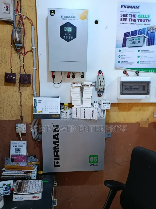 Firman 5kVA Hybrid Inverter da 5kWh Lithium Battery - 1