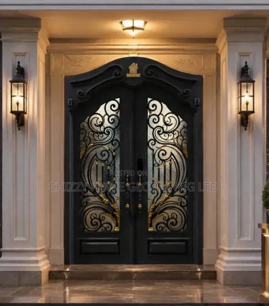 Royal Armored Security Door - 7x5ft, 100mm Thick, With Glass - 1