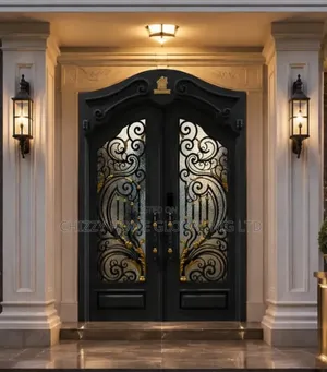 Royal Armored Security Door - 7x5ft, 100mm Thick, With Glass