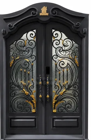 Royal Armored Security Door - 7x5ft, 100mm Thick, With Glass