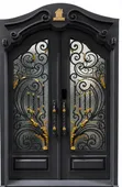 Royal Armored Security Door - 7x5ft, 100mm Thick, With Glass - 2