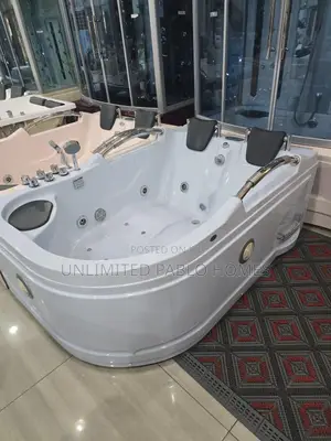 Brand New 4-Person Corner Jacuzzi Bathtub