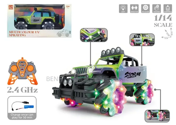 Colorful Remote Control Car for Kids - 1