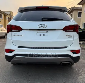 2017 Hyundai Santa Fe White