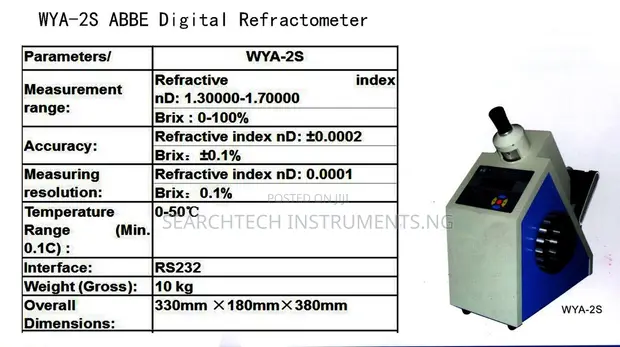 Digital Abbe Refractometer - Sabon Kaya - 1