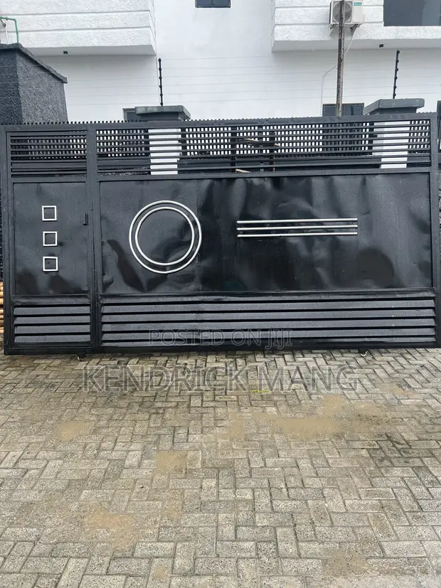 Brand New Black Rolling Gate (15x8 ft) - 1