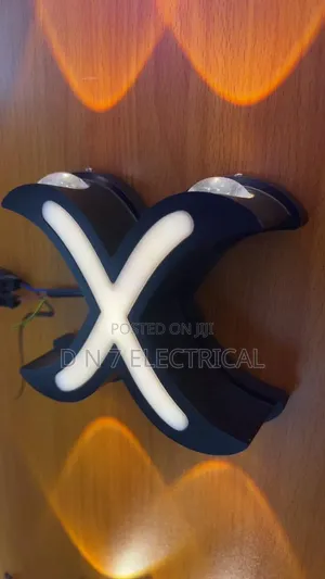 Modern X-Shape LED Outdoor Wall Light