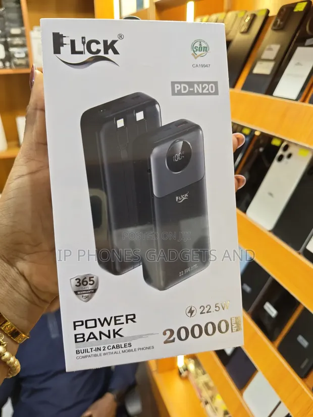 Flick PD-N20 20000mAh Power Bank (22.5W) - 1