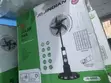 18-Inch Rechargeable Solar Fan with Panel - 2