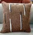 Brown Throw Pillow 18x18 Inch - 4