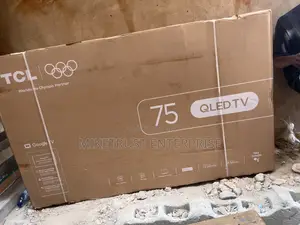 75-Inch TCL QLED Google TV with Hey Google