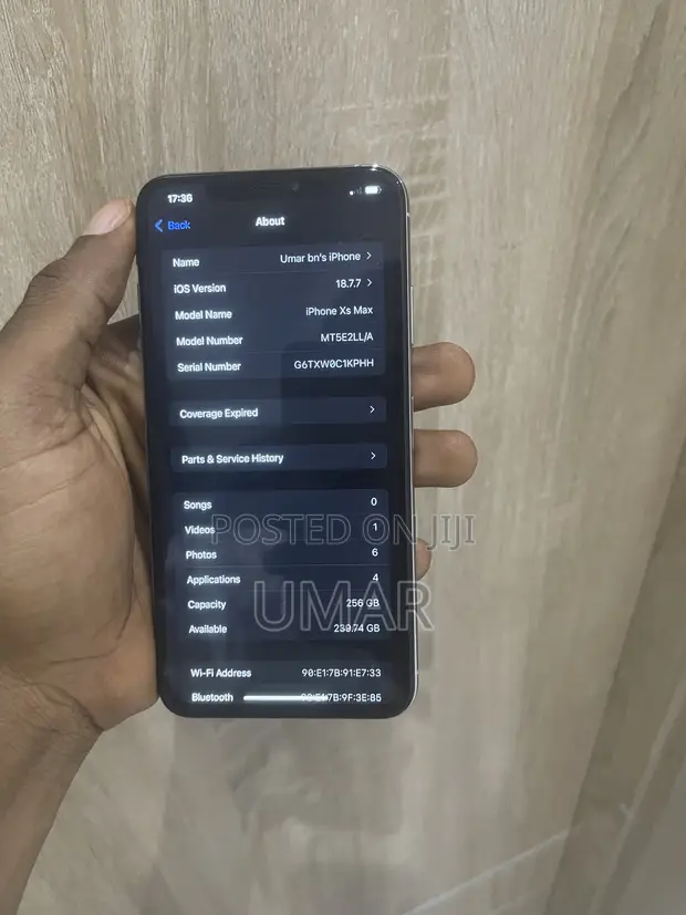 Apple iPhone XS Max 256GB White - 1