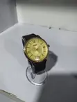 Fossil Gaskiyar Agogon Hannu na Fata - Sabo - 1