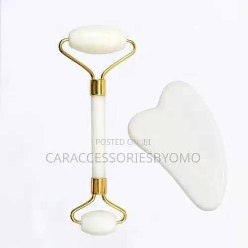 Jade Roller da Gua Sha Face Set don Fuska Massage - 1