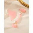 Jade Roller da Gua Sha Face Set don Fuska Massage - 3