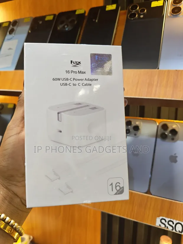 FLCK 16 Pro Max 60W USB-C Charger with Cable - New - 1