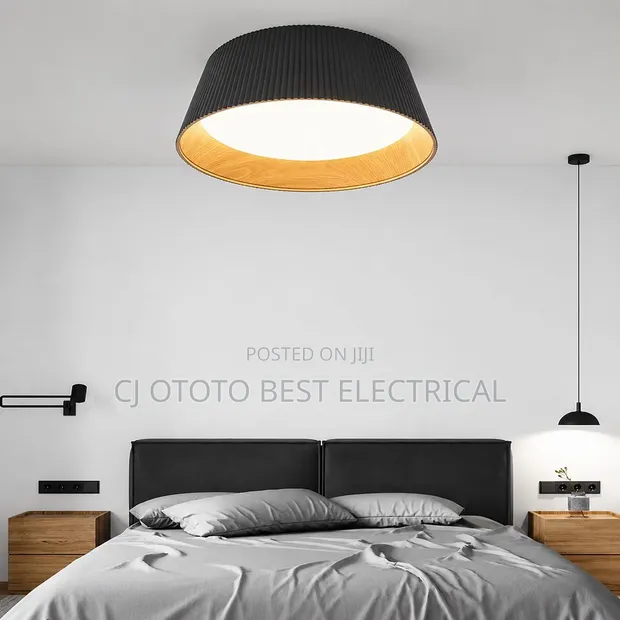 New Luxury LED Ceiling Light - Black & Grey - 1