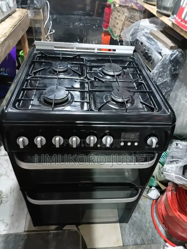 Ultima Hotpoint 4 Burner Gas Cooker with Grill and Oven - 1