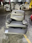 Modern Recliner Sofa - Grey Leather - 1