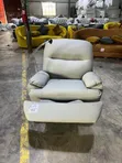 Modern Recliner Sofa - Grey Leather - 2