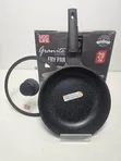 UCC LIFE Granite Non-Stick Frying Pan da Gilashin Rufe (24cm & 28cm) - 3