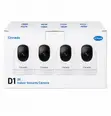 Cinnado D1 2K 360° WiFi Kamara Tsaro ta Cikin Gida - Pack 4 - 1