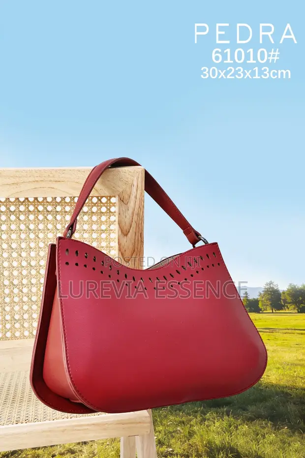 Pedro Women's Luxury Hobo Bag - Burgundy - 1