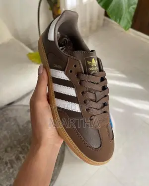 Quality Luxury Adidas Samba Sneakers - Brown