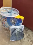 Qasa 18" Fan Mai Cajin Baturi Tare da Hasken Rana & Garanti na Shekara 1 - 1