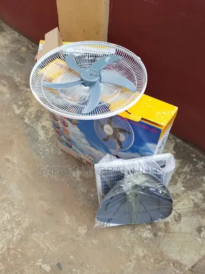 Qasa 18" Rechargeable Standing Fan with Solar Panel & 1 Year Warranty