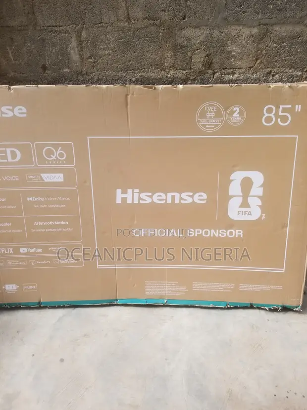 Hisense 85" QLED Smart 4K TV - 1