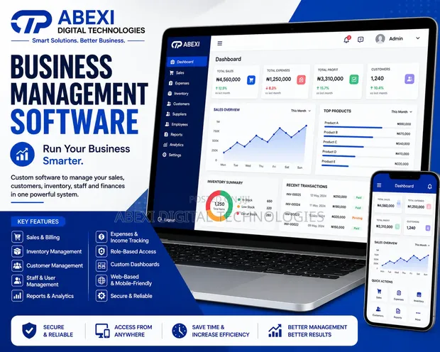 Custom Business Management Software Development - 1