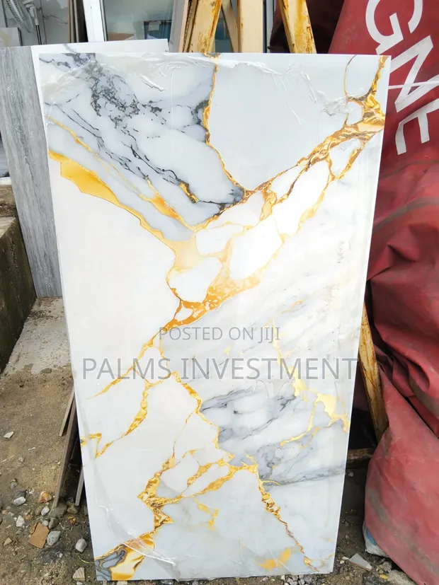 60x120cm Glazed Porcelain Tiles - Marble Effect - 1