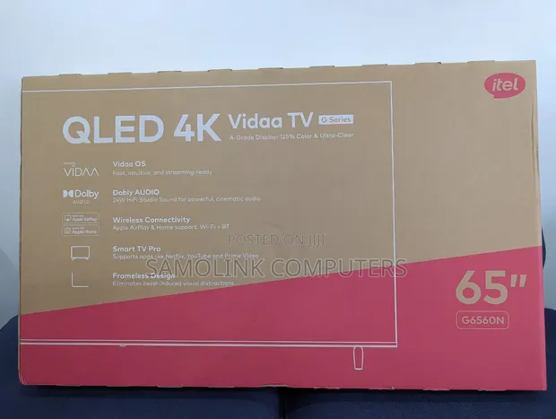 Itel 65" QLED 4K Smart TV VIDAA OS - 1