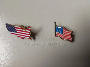 US, UK, Canadian Maple Leaf Brooch Lapel Pin