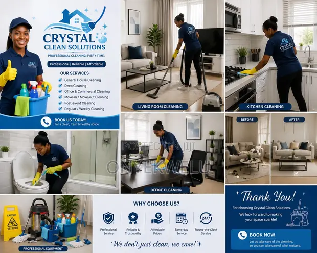 Crystal Cleaning Service - Professional Cleaning Solutions - 1