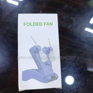 Handheld Fan Mai Cajin Guda Biyu Mai Ninka