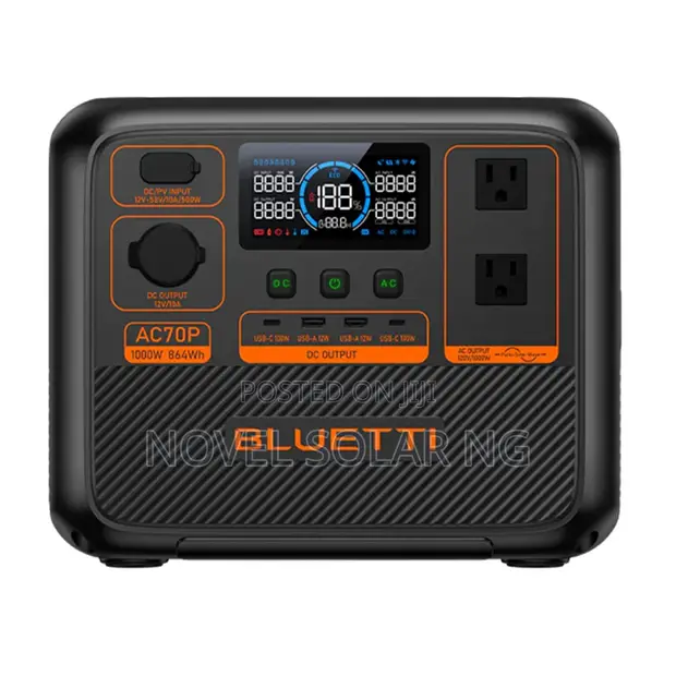 Bluetti AC70P Portable Power Station - 1