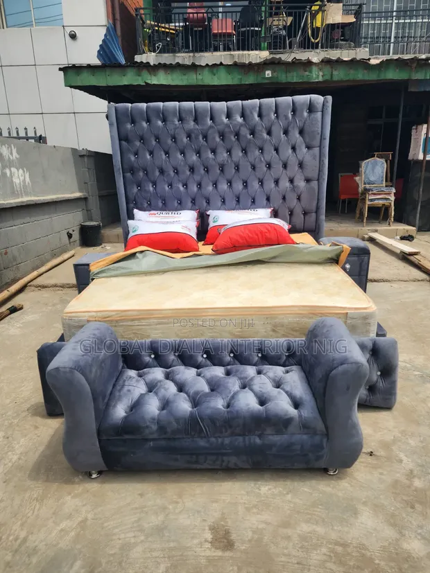 Quality 6x6 Upholstery Bed Frame Set - 1