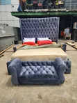 Quality 6x6 Upholstery Bed Frame Set - 1