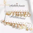 Kayan kunne na Zukata da Kuma Kwalliya 10 Pairs - 1