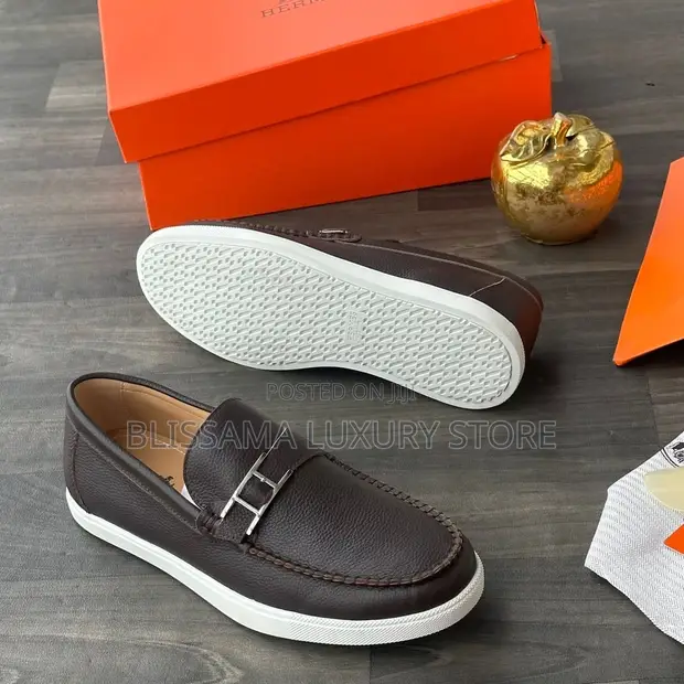 Hermes Classic Men's Luxury Loafers - 1