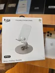 Flick PH1 Foldable Portable Rotating Phone Stand - Silver - 1