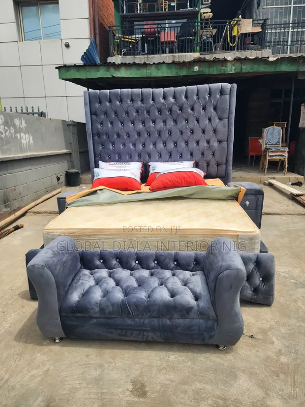 Quality Modern 6x6 Upholstery Bedframe - 1