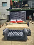 Global Diala Interior 6x6 Upholstery Bedframe - 1