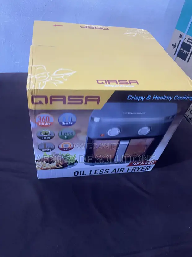 Qasa 6L Air Fryer Cooker - Sabon Abu - 1
